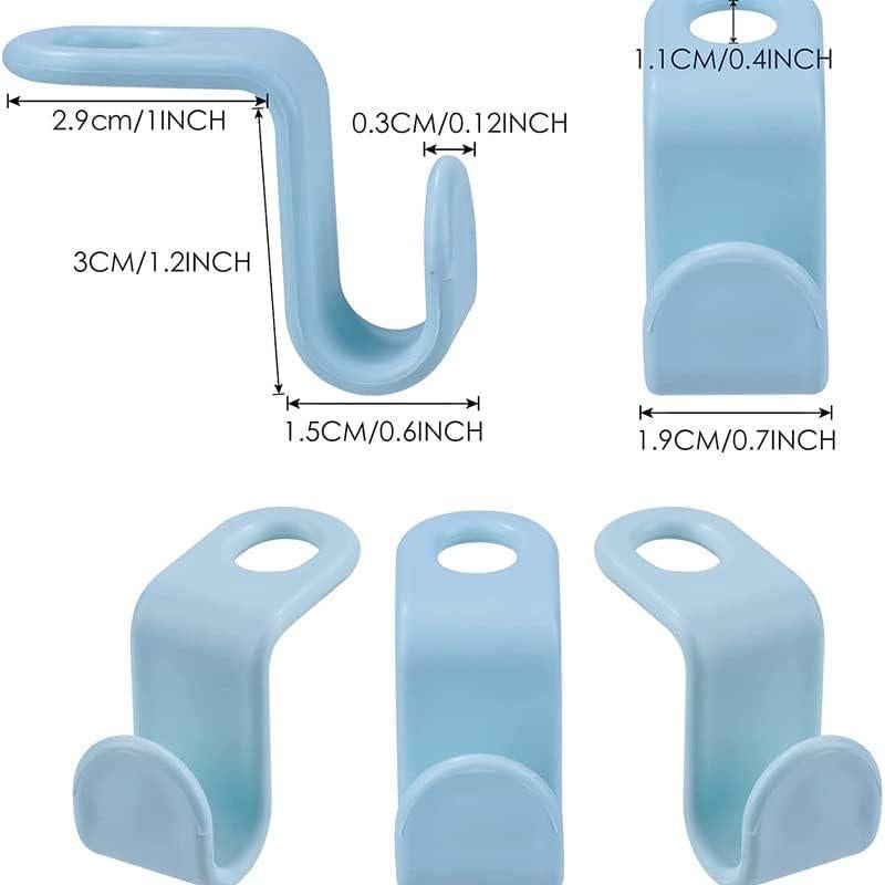 40 Ganchos Conectores para Perchas THE PERFECT PART - Ahorro Espacio