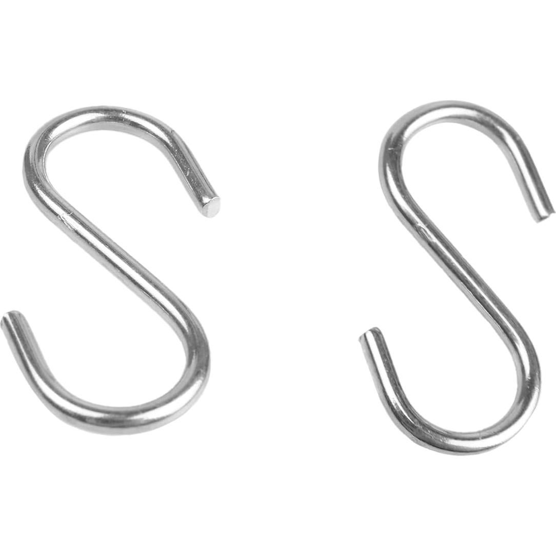 48 Ganchos en S de Acero Inoxidable 304 30mm AUXBC