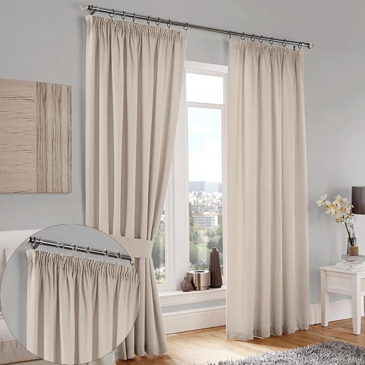 48 Ganchos en S de Acero Inoxidable 304 30mm AUXBC