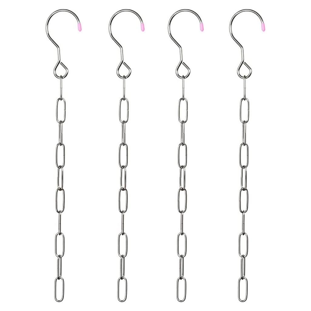 4 Organizadores de Closet Luzen Acero Inoxidable Ahorra Espacio