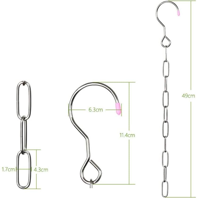 4 Organizadores de Closet Luzen Acero Inoxidable Ahorra Espacio