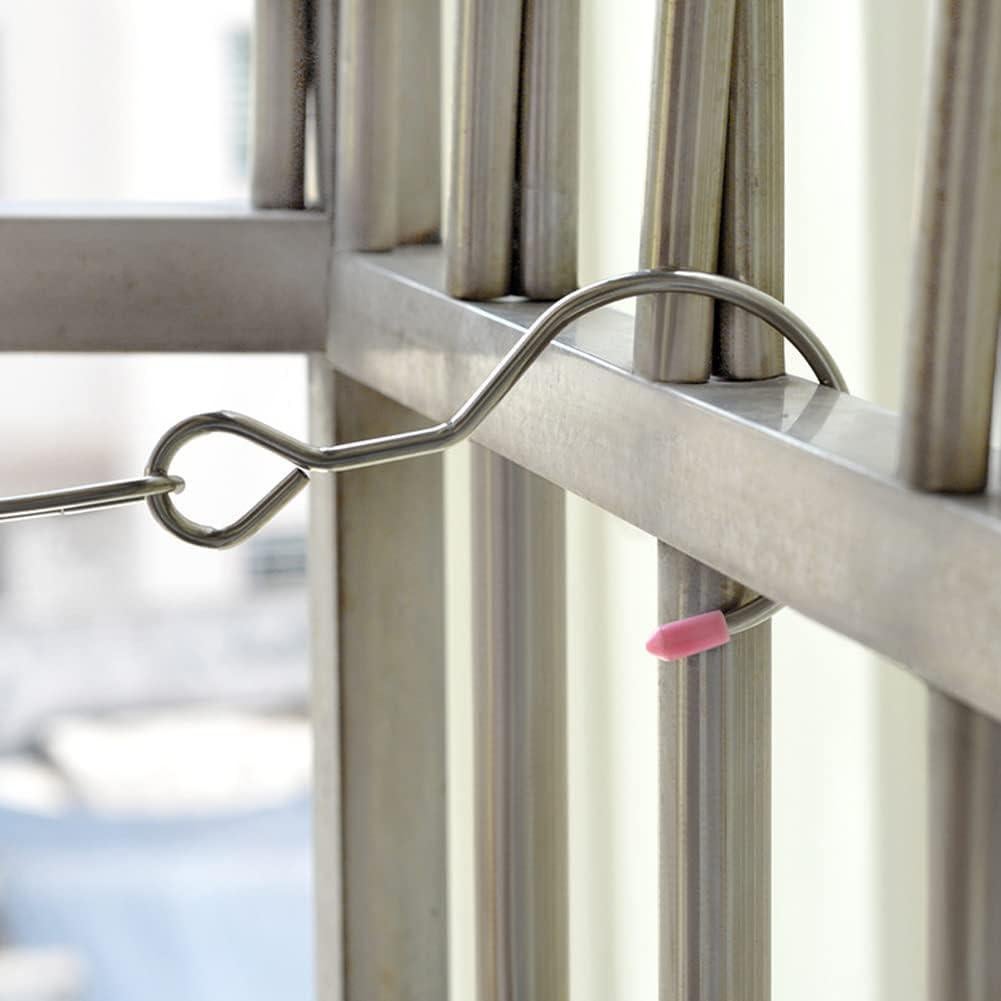 4 Organizadores de Closet Luzen Acero Inoxidable Ahorra Espacio