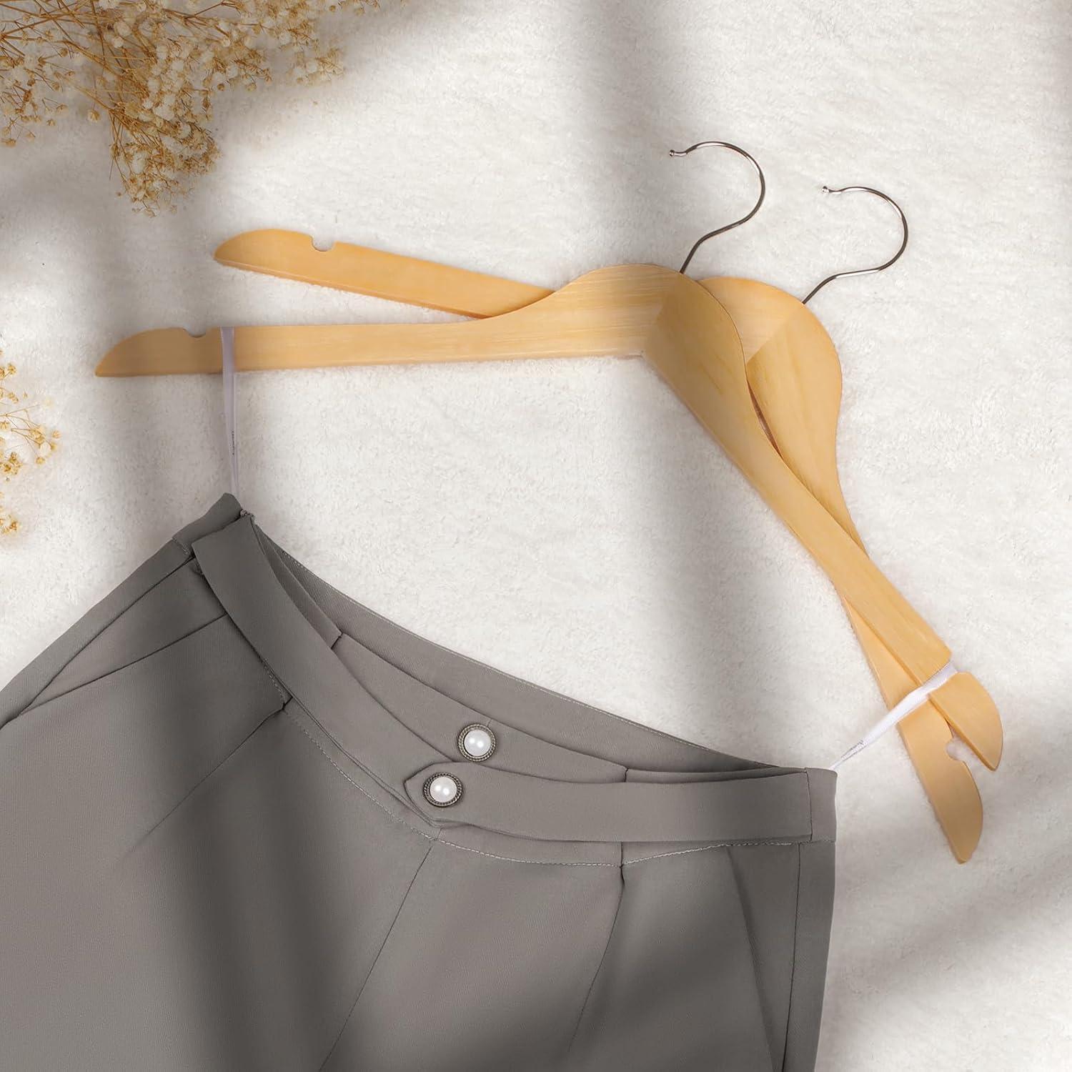 Perchas de Madera TOPIA HANGER 30 Unidades 0.71 cm Delgadas