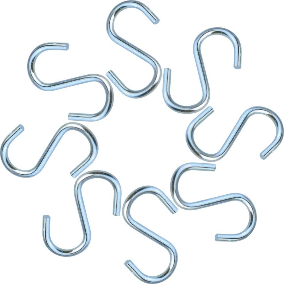 Ganchos en S Nydotd 180 Pcs Metal 26mm Azul Plateado