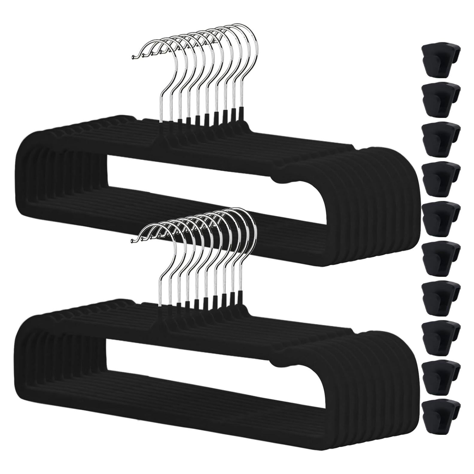 Perchas de Terciopelo BESSER HAUS 20 Piezas Antideslizantes