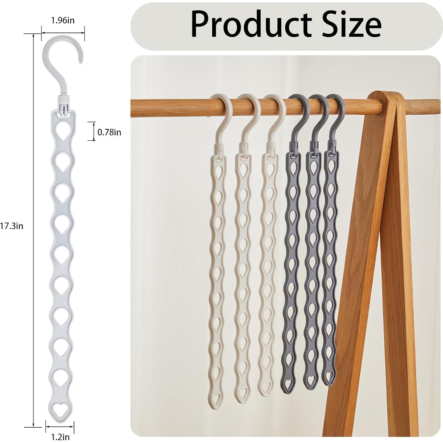 Percha Ahorra Espacio UGWKivd Vertical 10 Agujeros Antideslizante