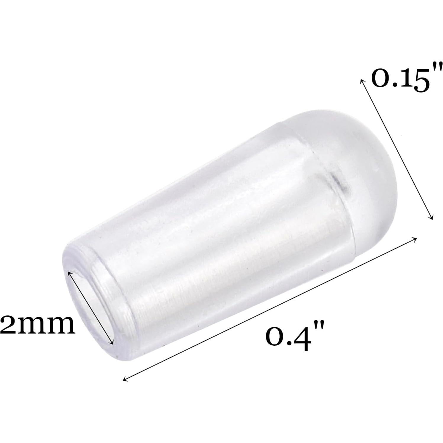 Ganchos de Plástico Transparente Tosnail 200 Piezas para Perchas