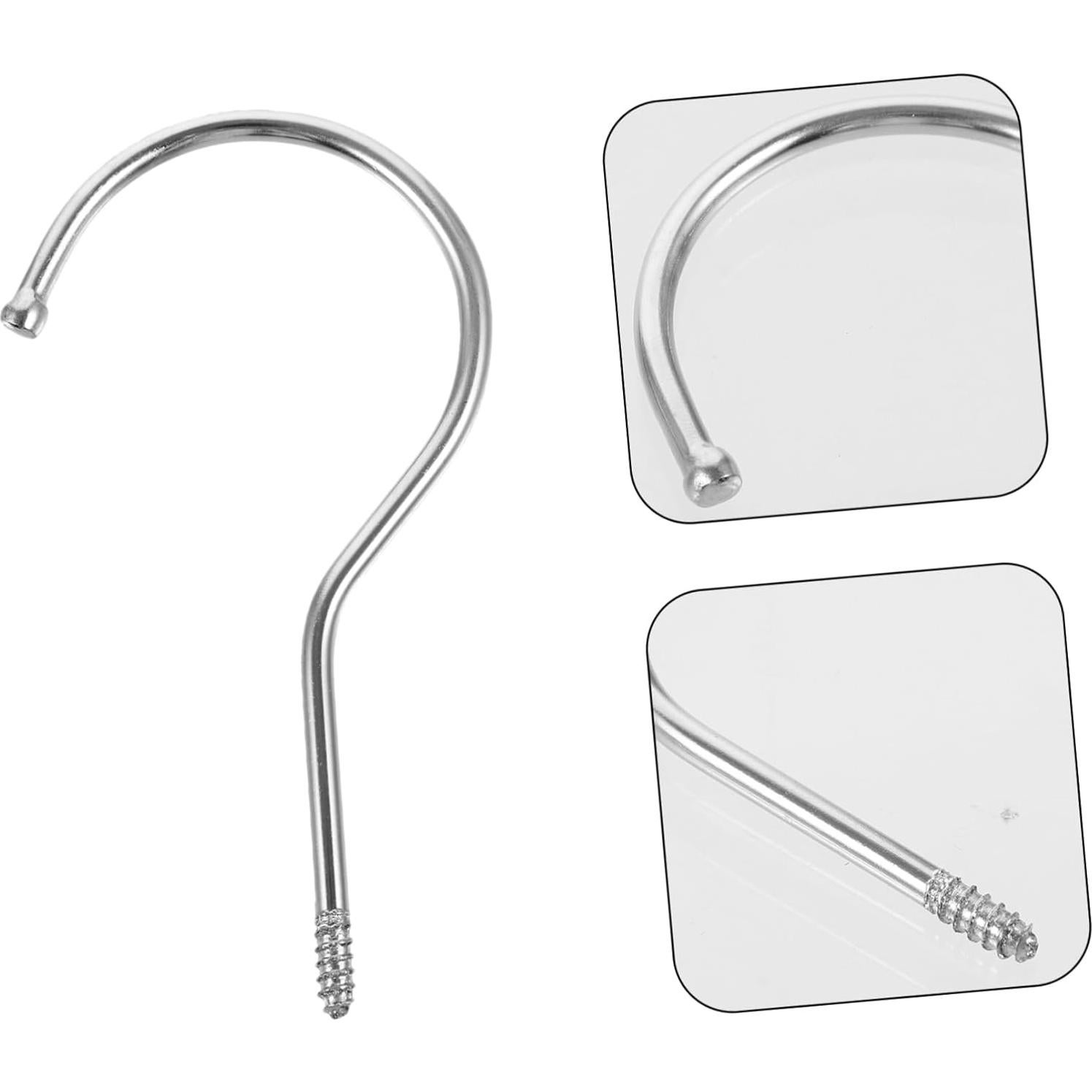 Ganchos de Percha GLEAVI 10pcs Acero Inoxidable Multifuncionales