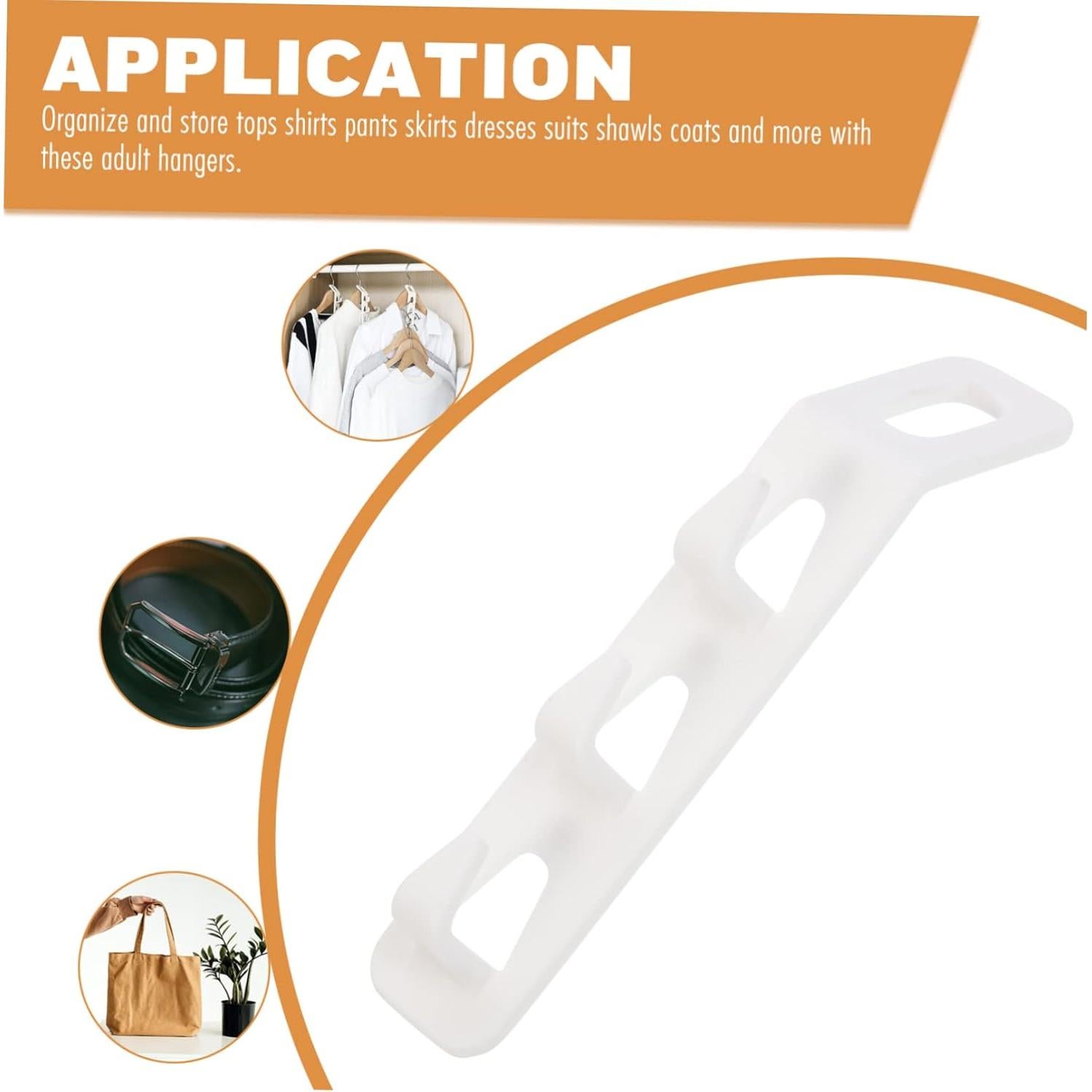 Ganchos Conectores para Perchas Ahorra Espacio ABOOFAN - 3 Sets