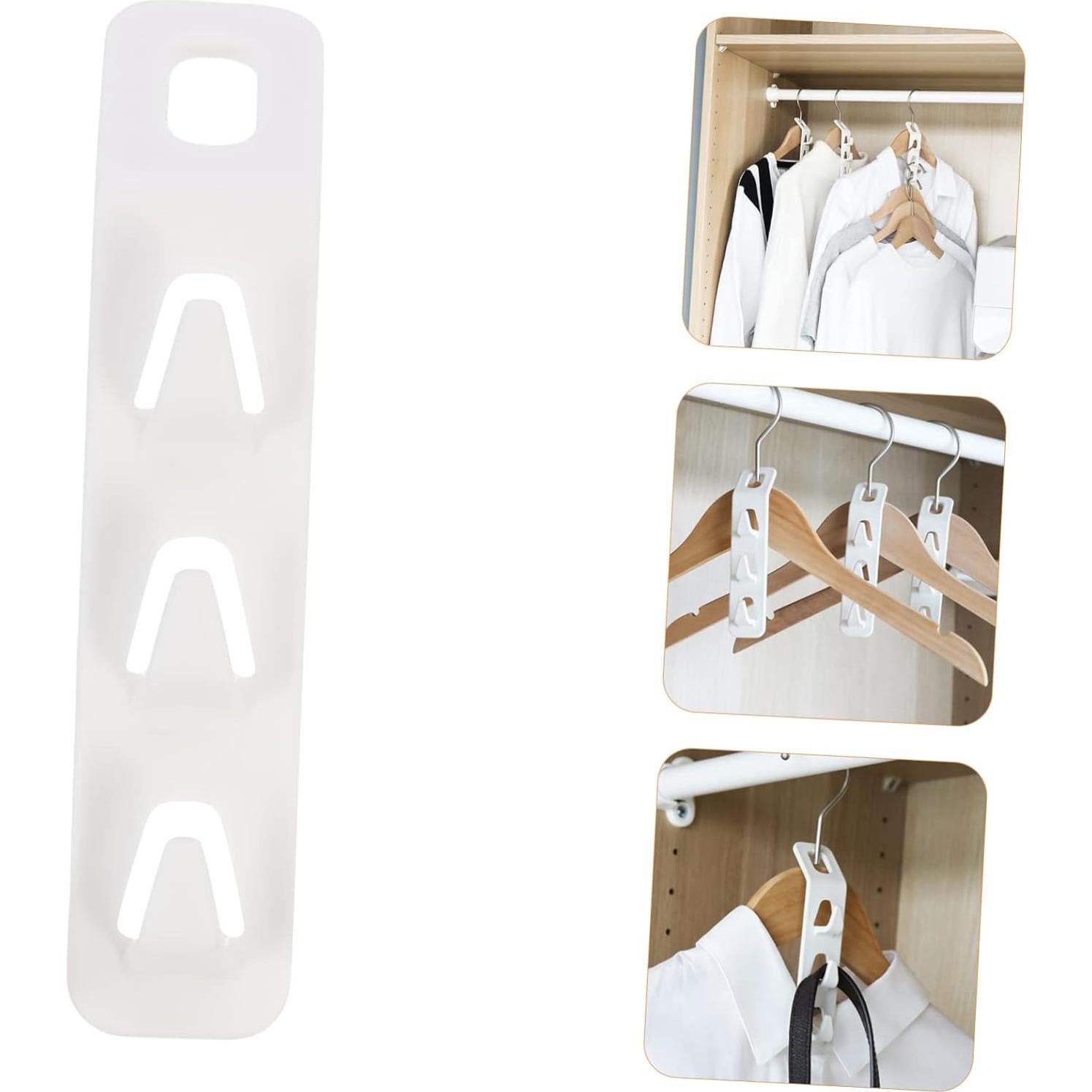 Ganchos Conectores para Perchas Ahorra Espacio ABOOFAN - 3 Sets