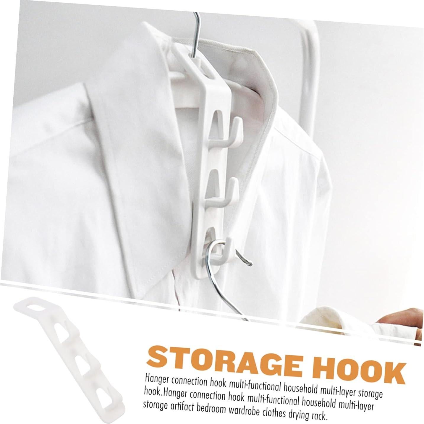 Ganchos Conectores para Perchas Ahorra Espacio ABOOFAN - 3 Sets