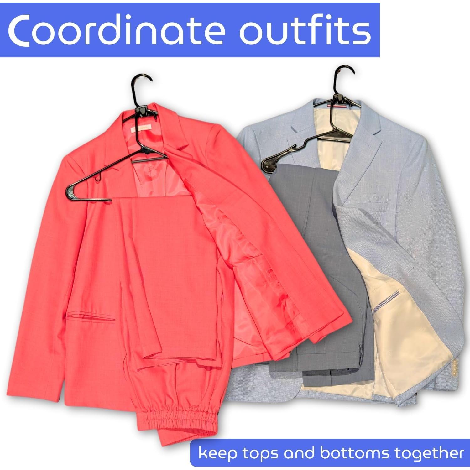 Ganchos Organizadores de Closet Bellaeasybeauty - Paquete de 20