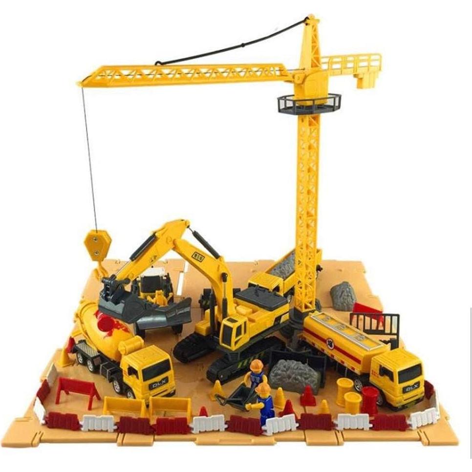 Set de Vehículos de Construcción Delectation - 6 Piezas con Contenedor