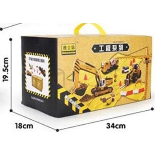 Set de Vehículos de Construcción Delectation - 6 Piezas con Contenedor