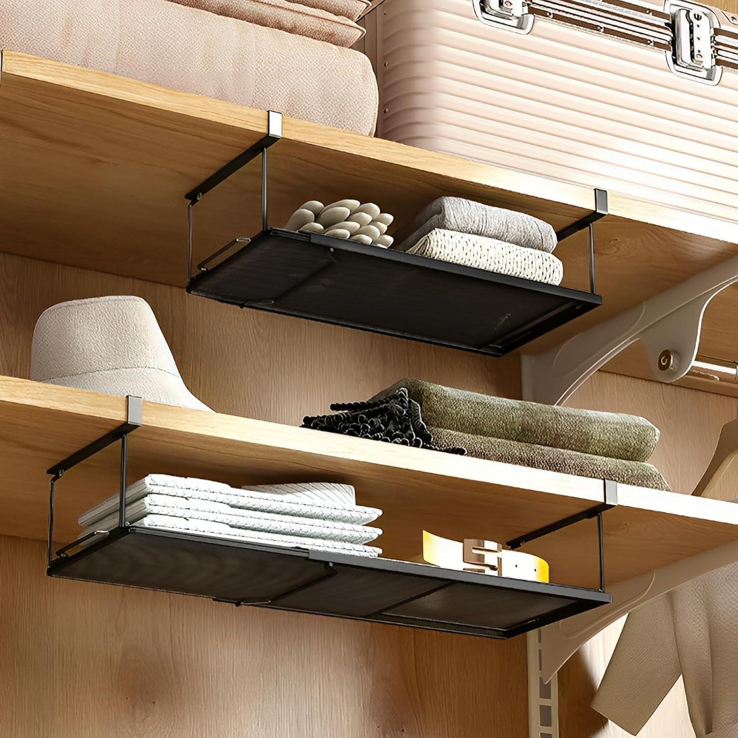 Organizador Expandible ROLIZOE para Gabinete Negro 38.4-69.9 cm