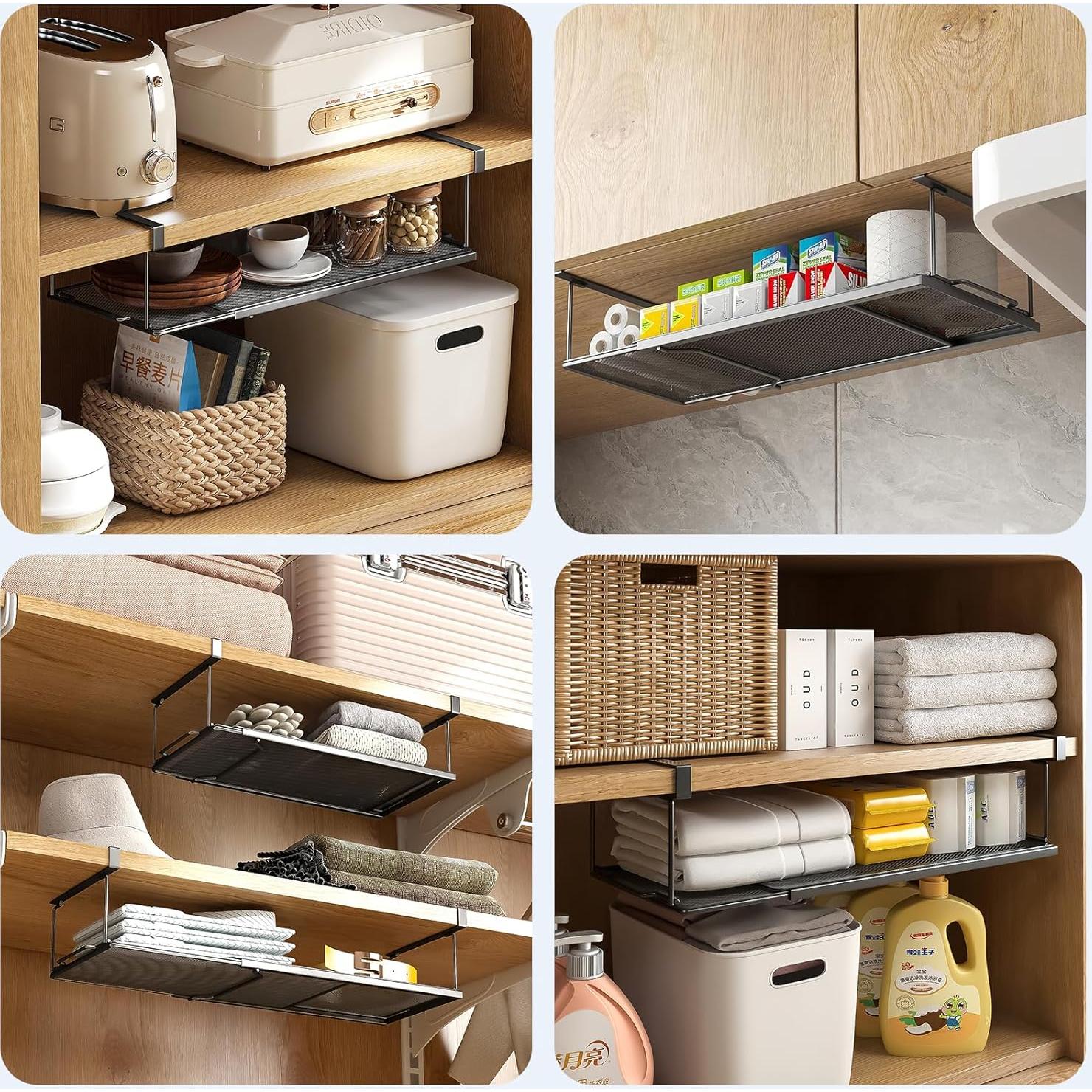 Organizador Colgante Bajo Estante Vathery 2 Paquete Expandible