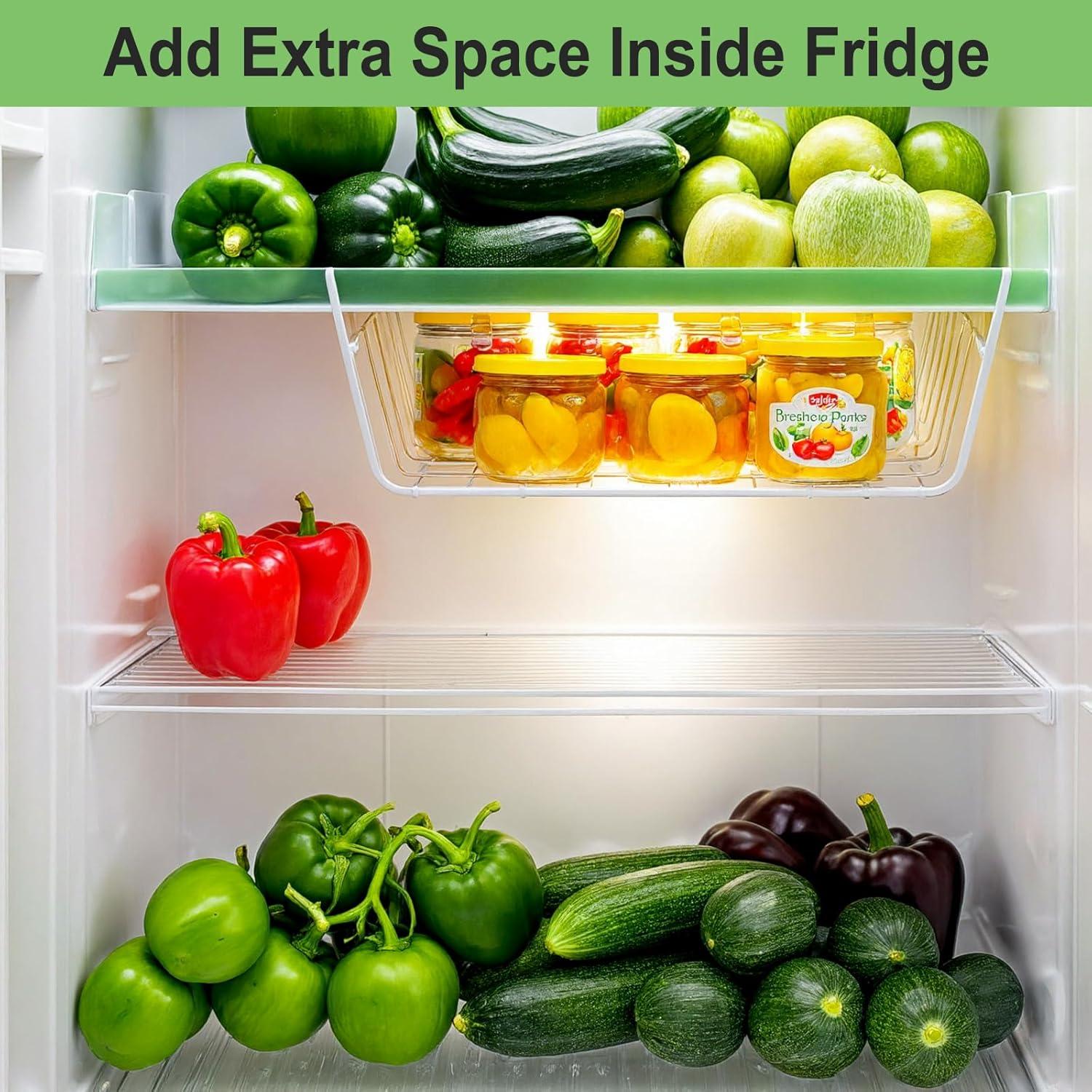 Cestas de Almacenamiento Pafeooui - Paquete de 4 Blancas para Gabinete