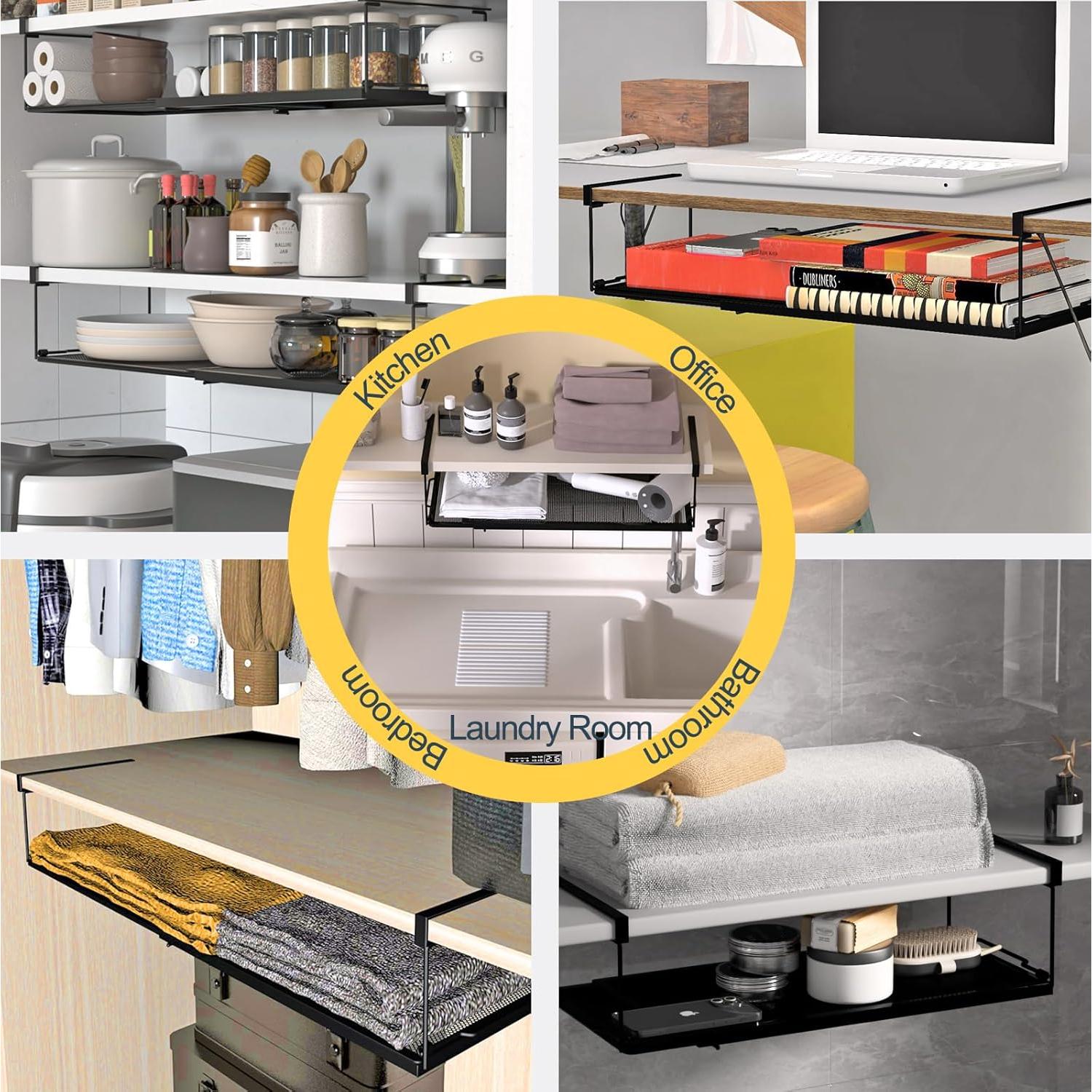 Cesta de Almacenamiento Colgante Expandible FullyWarms 38.5-70cm