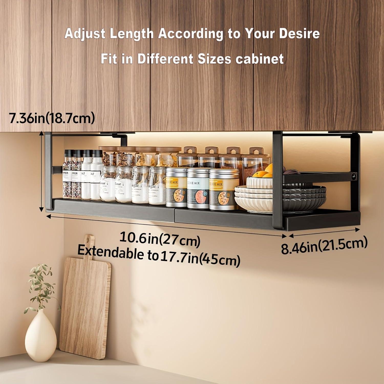 Cesta de Almacenamiento Colgante ZHOHO TANT 21.5x26.9cm Negro