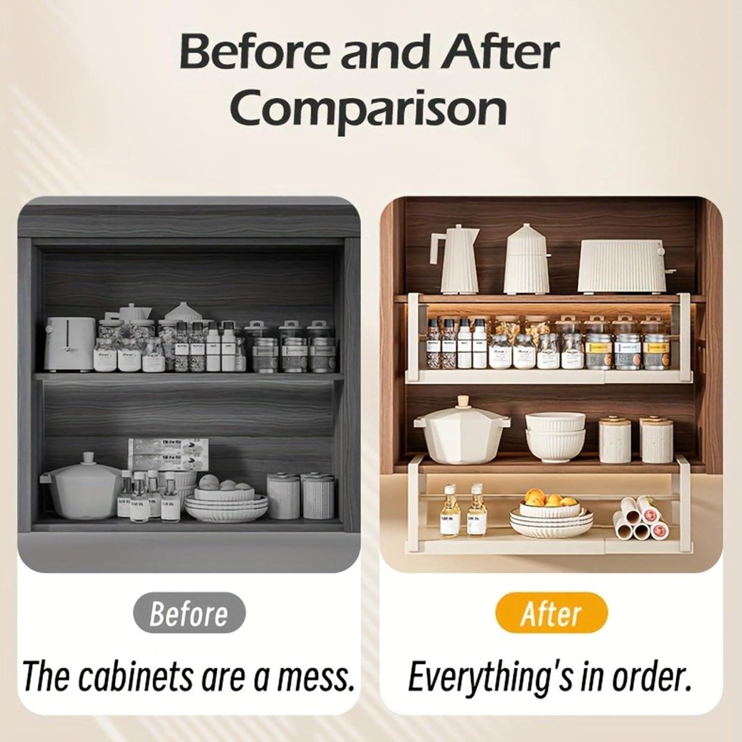 Cesta de Almacenamiento Colgante ZHOHO TANT 21.5x26.9cm Negro