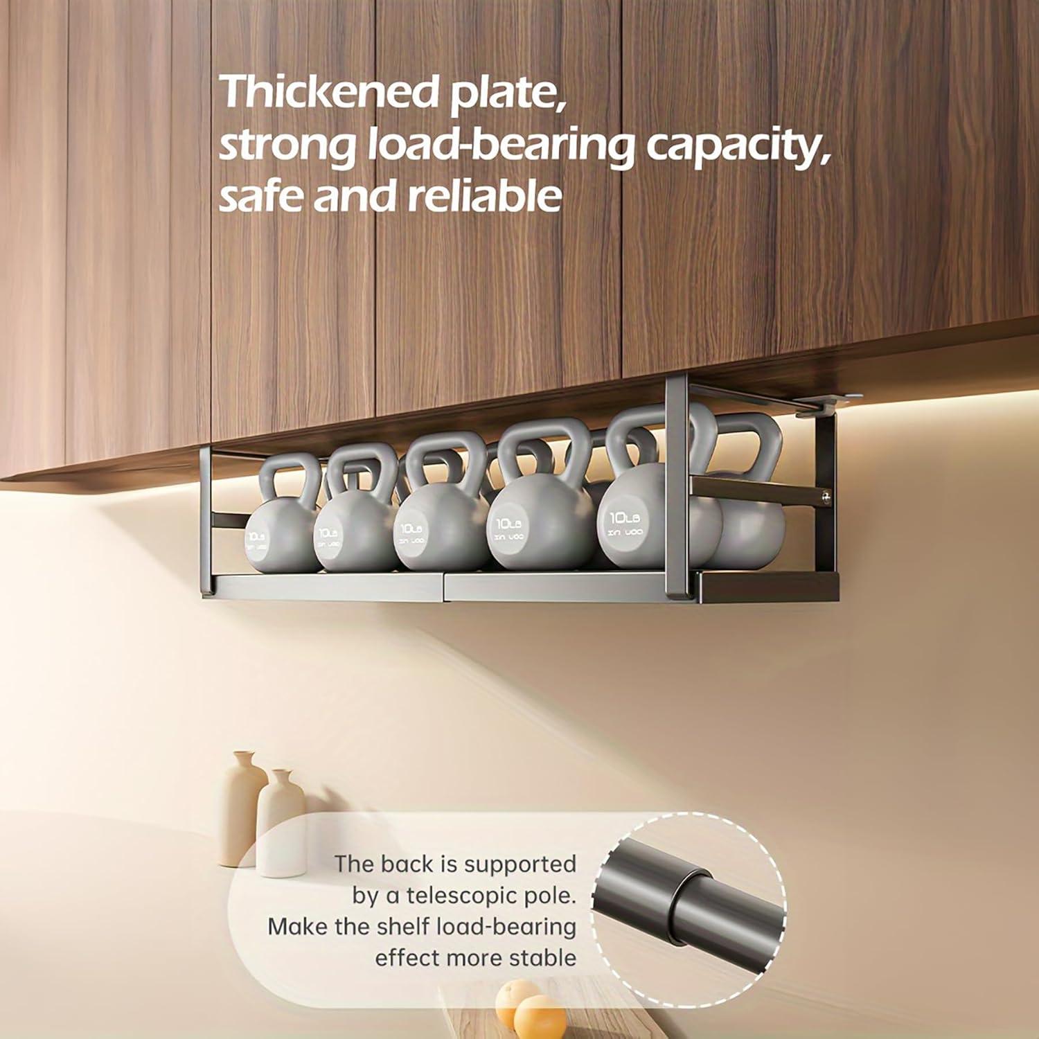 Cesta de Almacenamiento Colgante ZHOHO TANT 21.5x26.9cm Negro