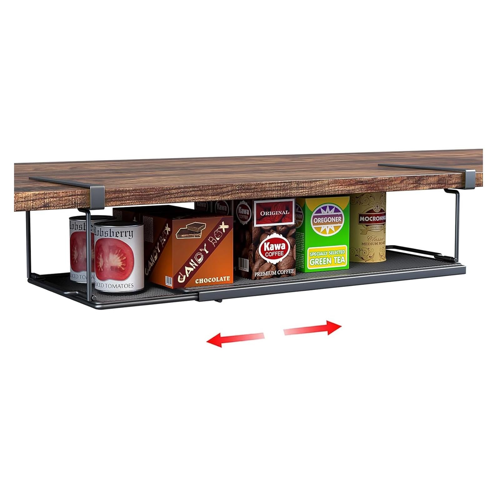 Estante Expandible Bajo Gabinete SHINEWON 38.4-70.5 cm Negro