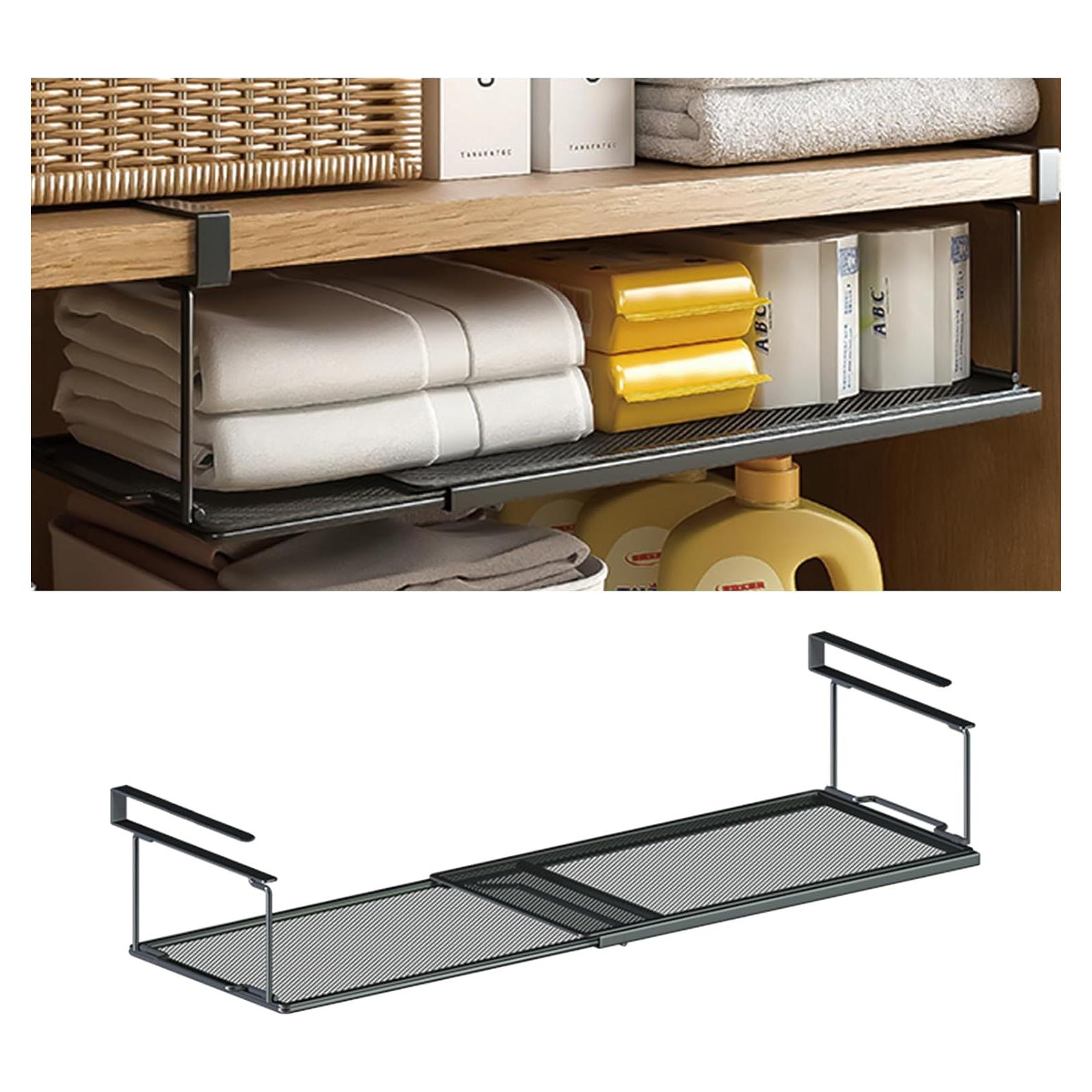 Organizador Colgante Bajo Estante FUCIHOMA Negro 38-70 cm