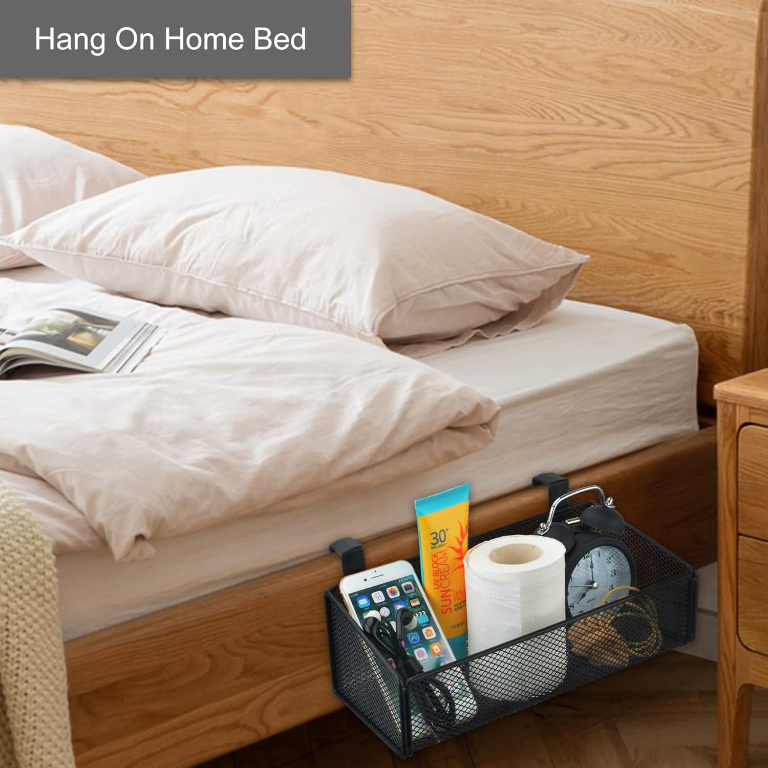 Cesta de Almacenamiento Colgante VILSECKY Blanca 26.5x12x9.2 cm