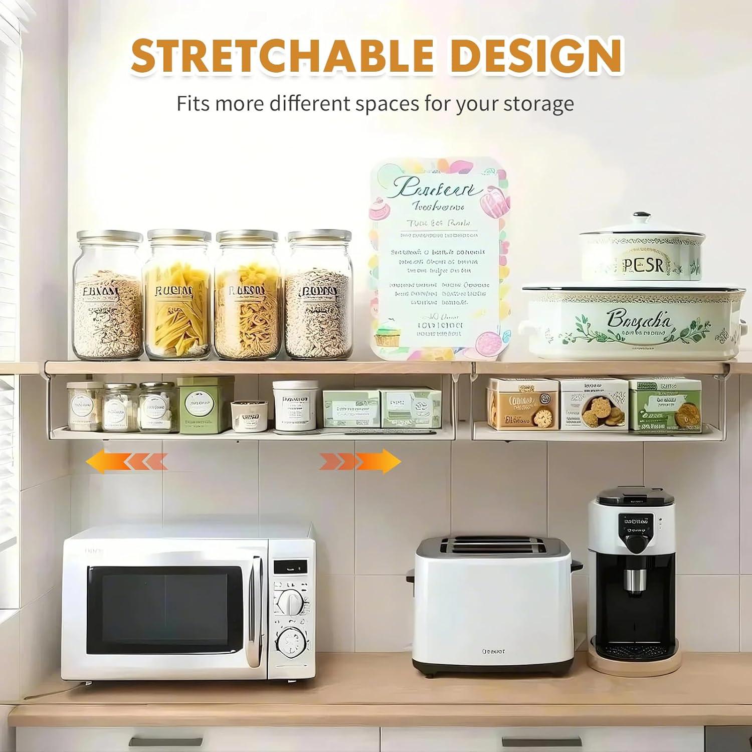 Estante Expandible PowerKing Blanco 38-69.9 cm Ajustable 10lbs