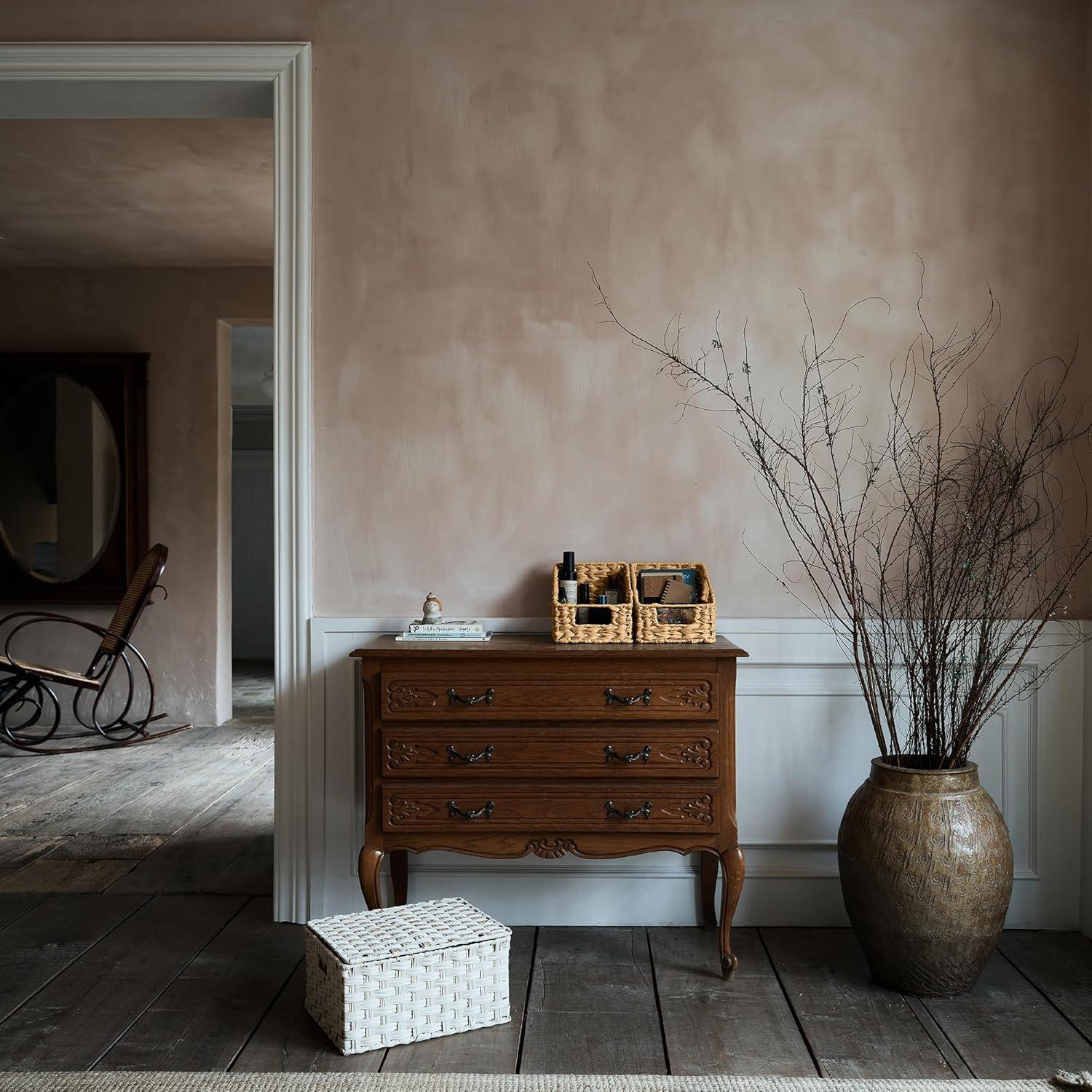 Cestas de Mimbre GRANNY SAYS con Asas - Set de 2 Trapezoides