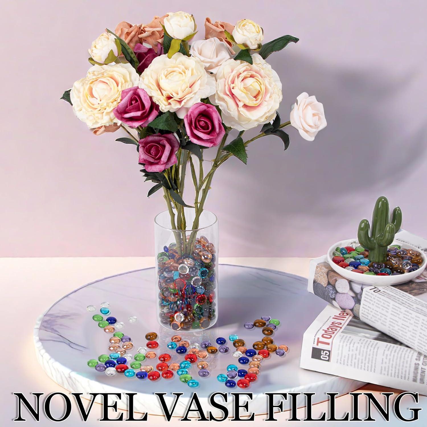 Mini Gemas de Vidrio Meschett 170 Piezas Decoración