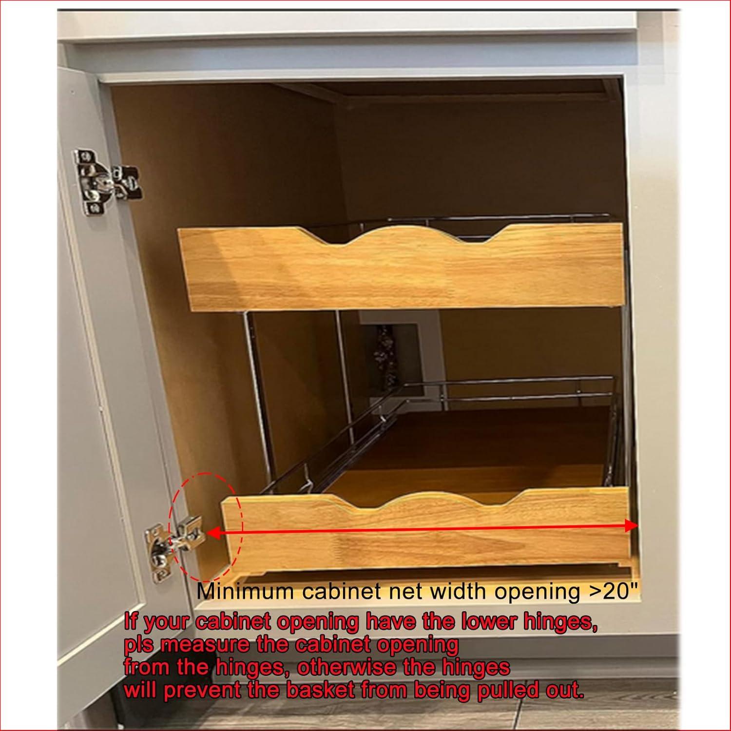 Organizador de Gabinete Extraíble DINDON 2 Niveles 46.7x53.3 cm