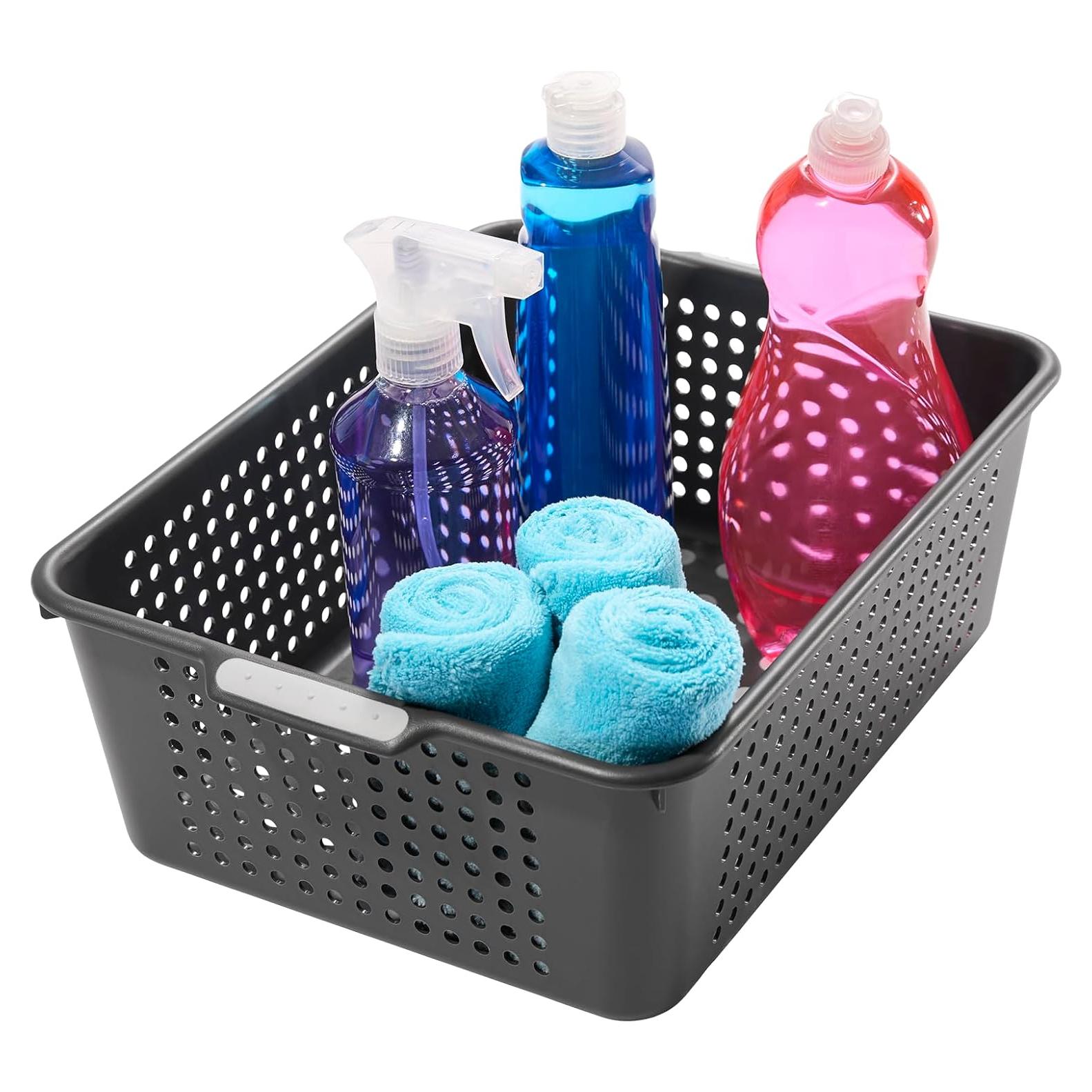 Cesta de Almacenamiento Mediana Madesmart Granito 37.5x27.4 cm