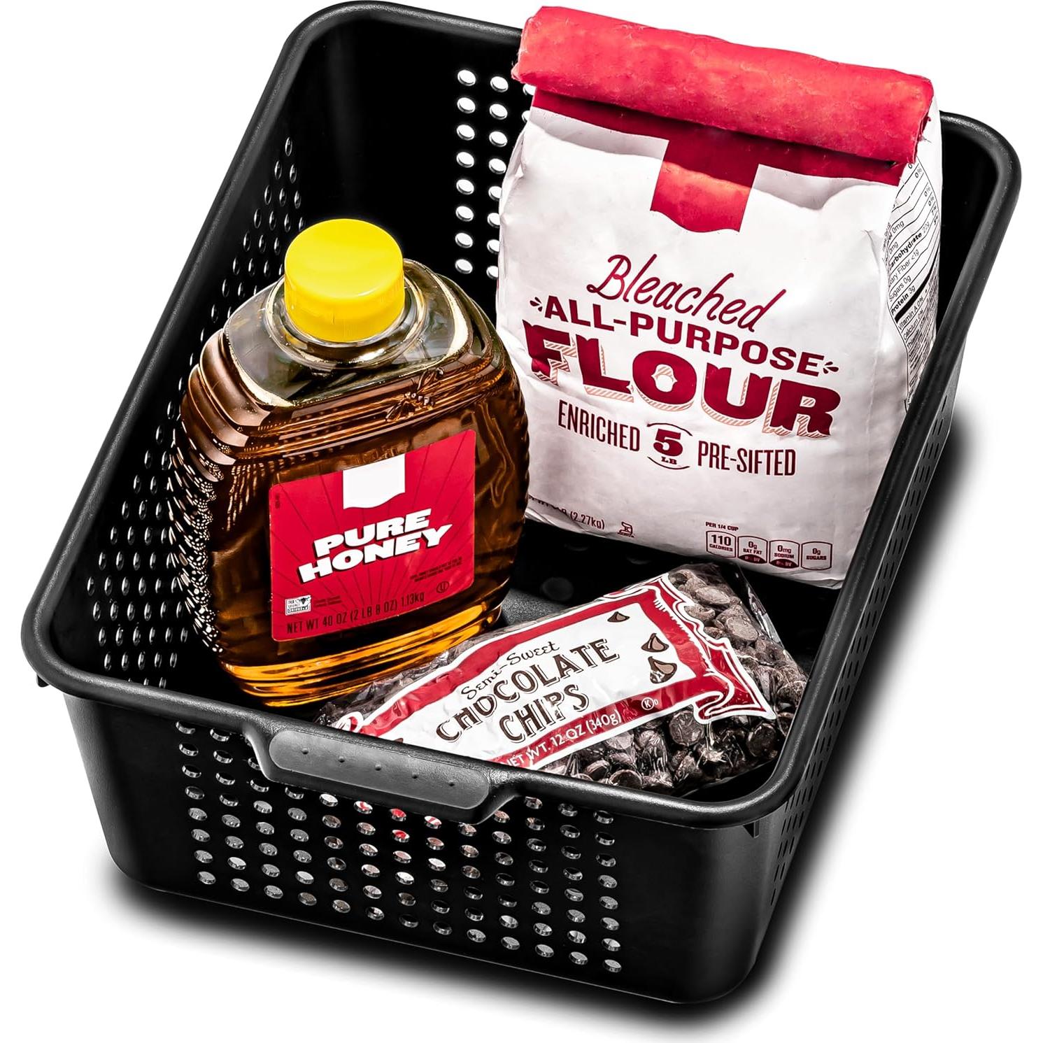 Cesta de Almacenamiento Mediana Madesmart Granito 37.5x27.4 cm