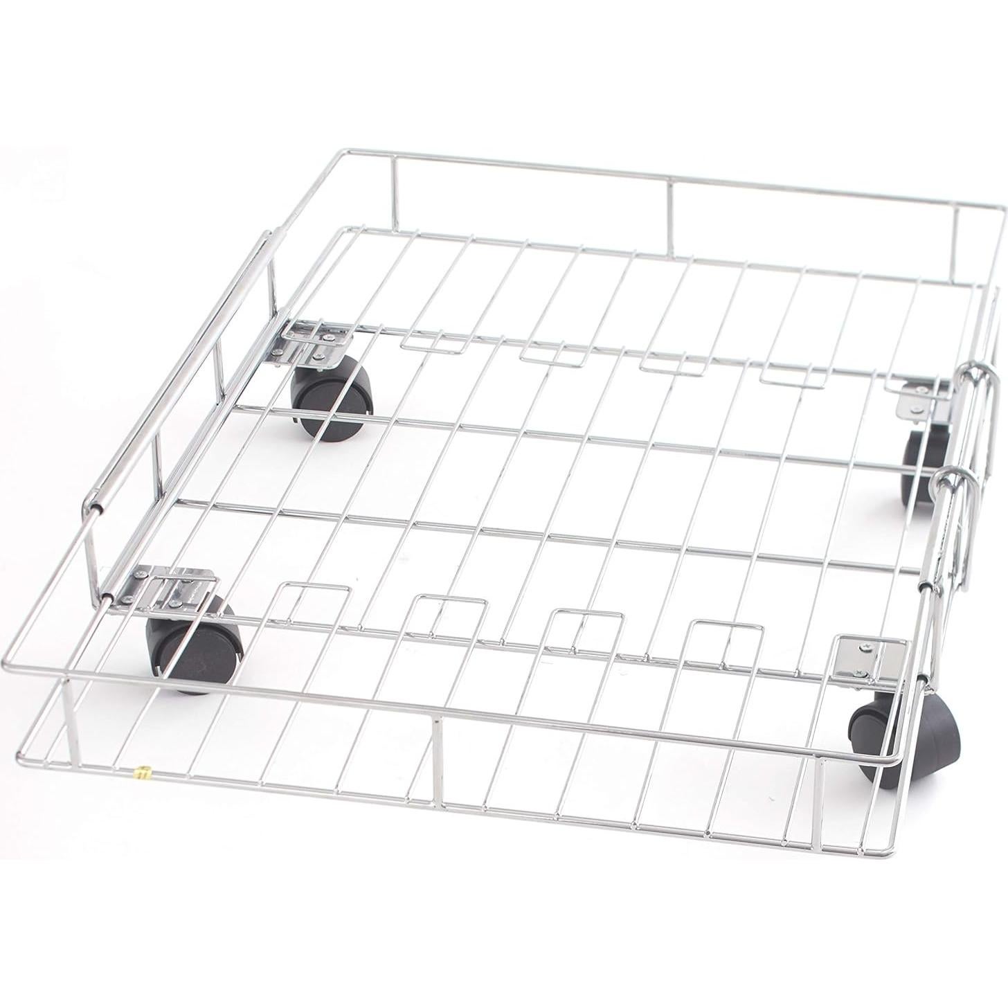 Cesta de Almacenamiento Metálica Expandible con Ruedas MSR