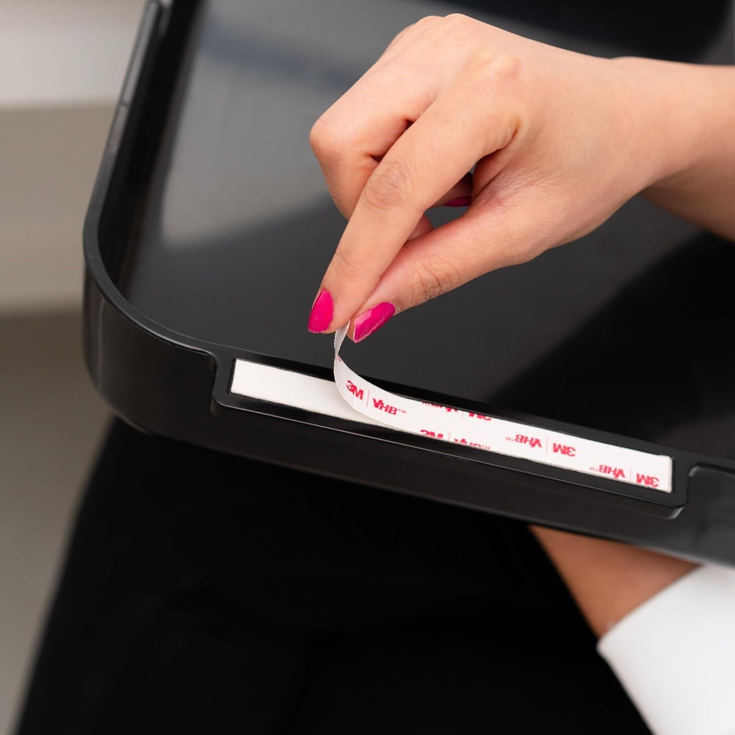 Cajón de Almacenamiento Bajo el Escritorio Tipika Negro 38x25cm