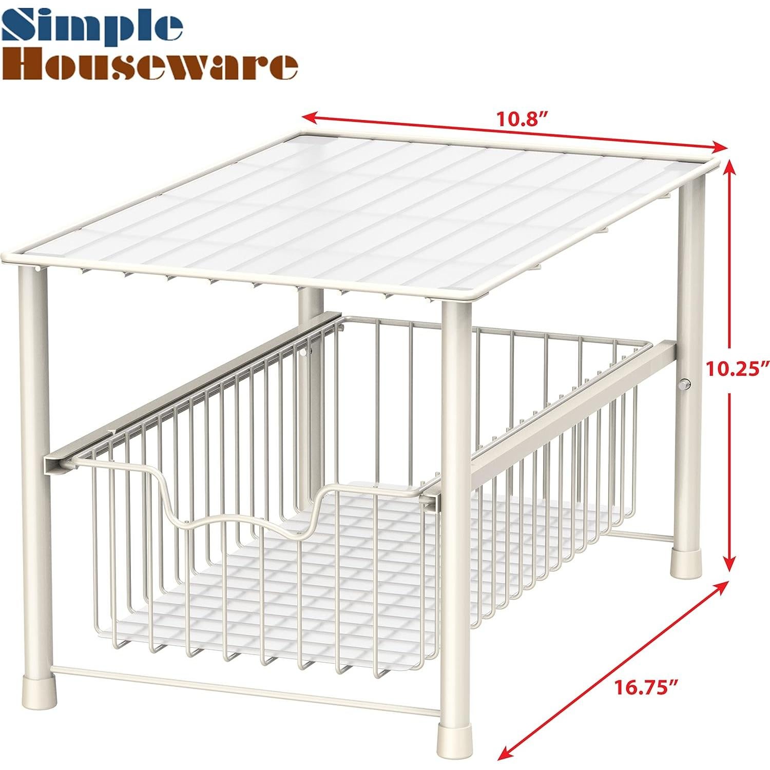 Organizador de Cajones Deslizantes Apilable Simple Houseware 42.5x27.4cm