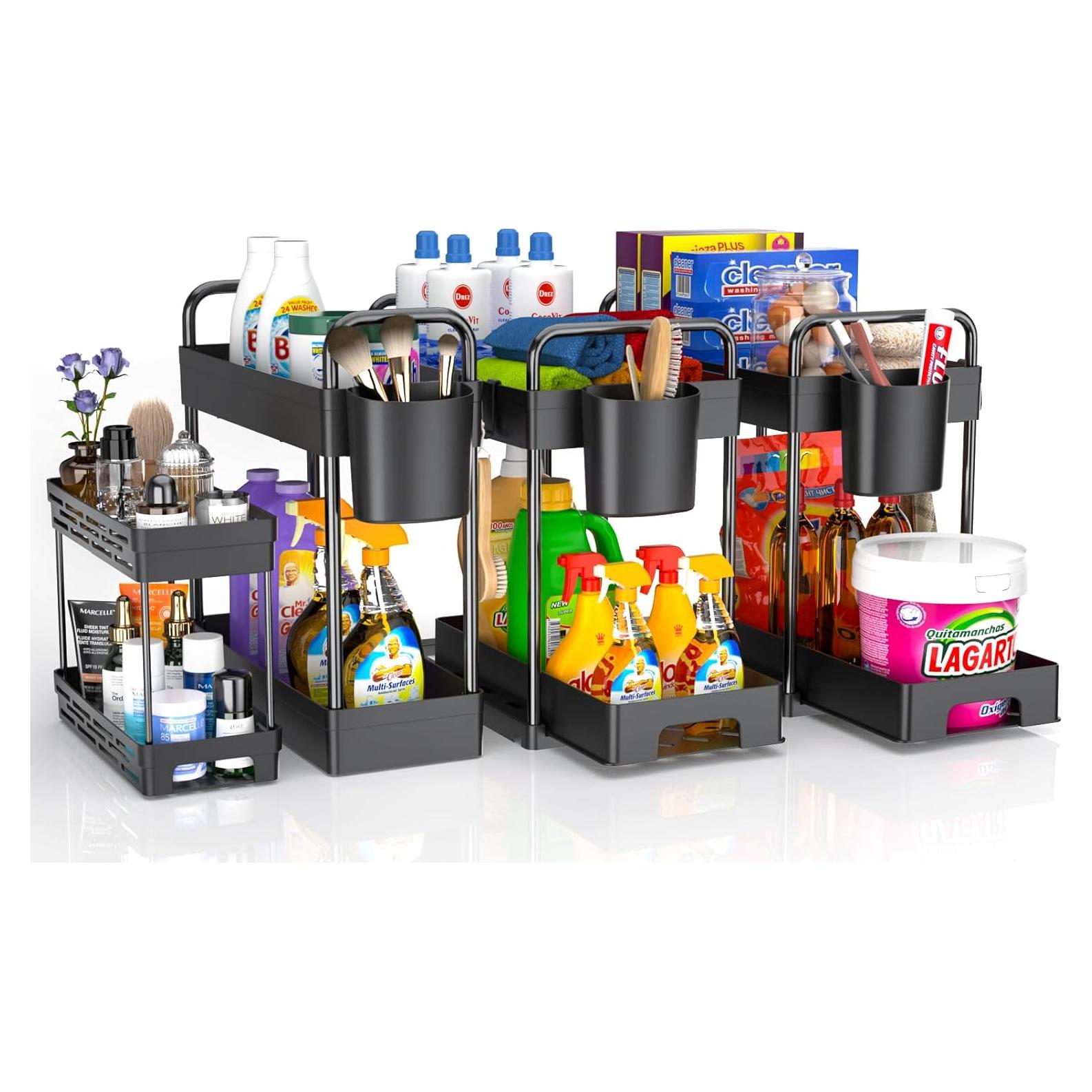 Organizadores Bajo el Fregadero ZIZOTI - 4 Paquetes Multiuso