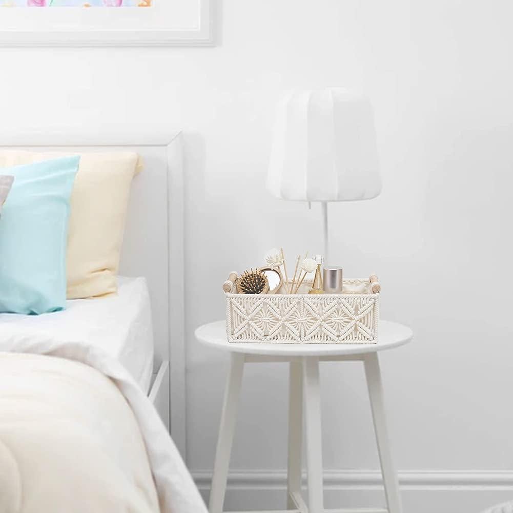 Juego de 2 Canastas de Almacenamiento HOSROOME Boho 34x17cm