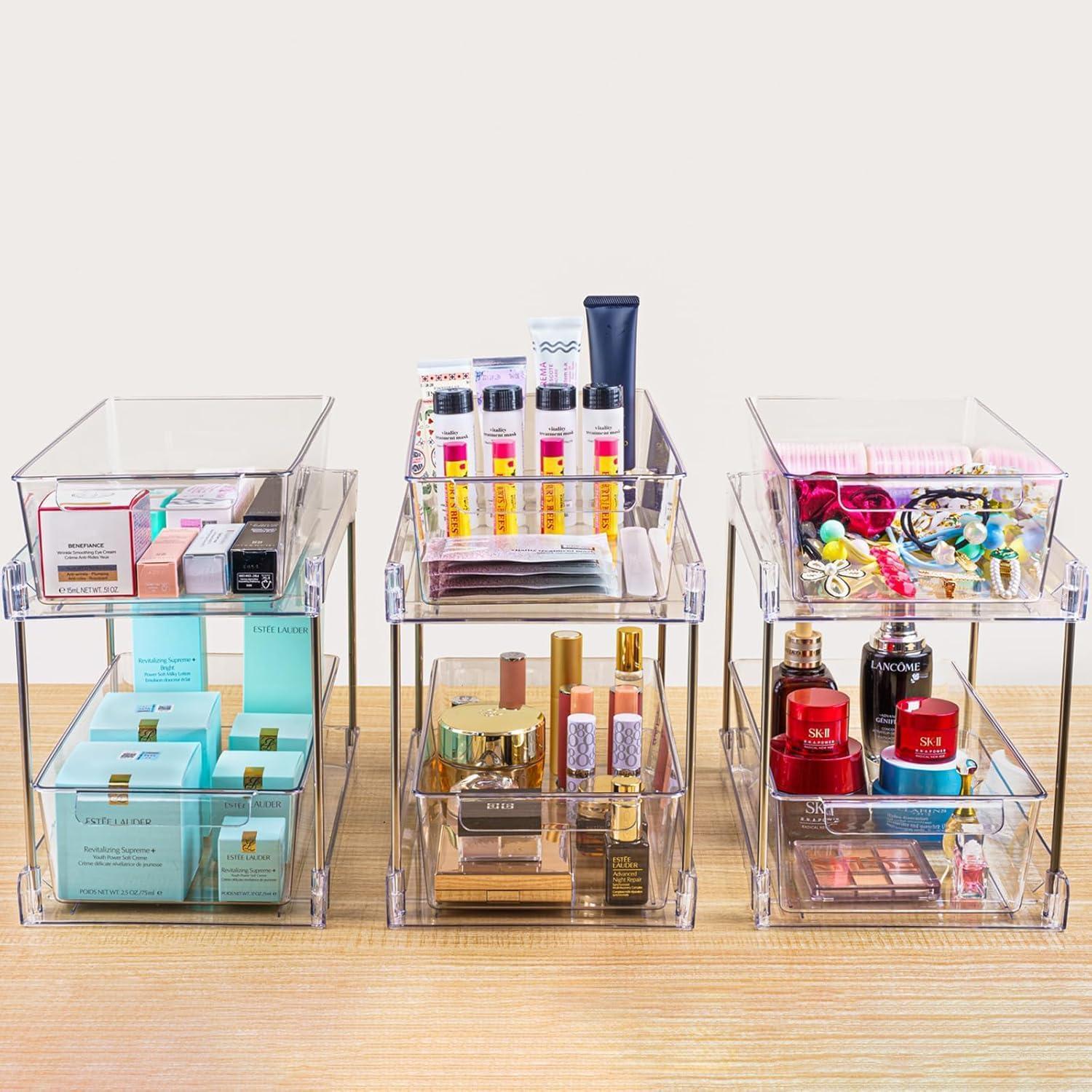 Organizadores de Baño Zero Zoo - Paquete de 4 Apilables 31.7x19cm