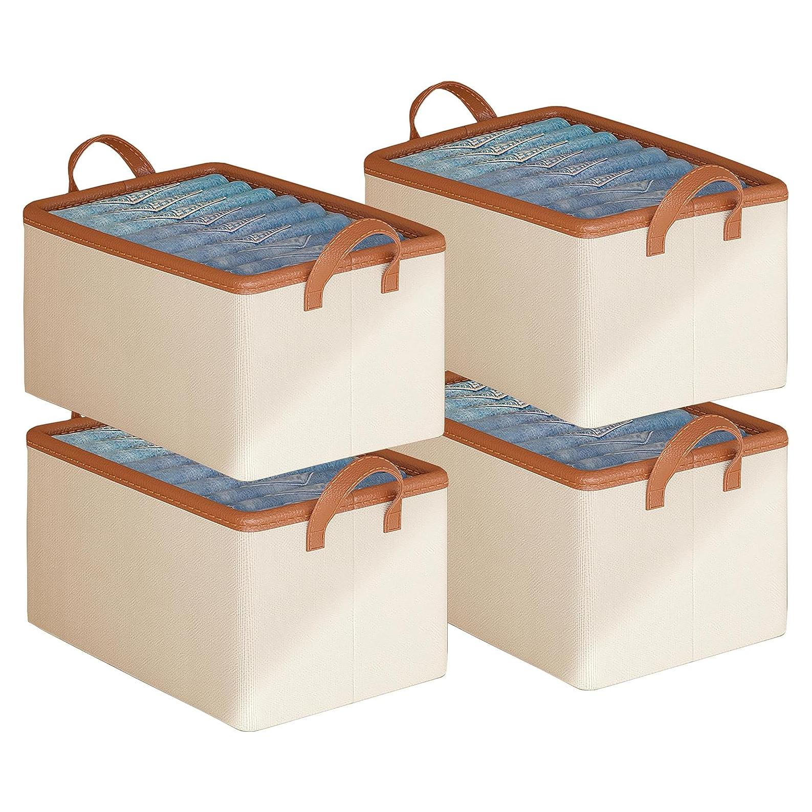 Organizador de Ropa AARAINBOW 4 Pcs con Mango y Marco de Acero