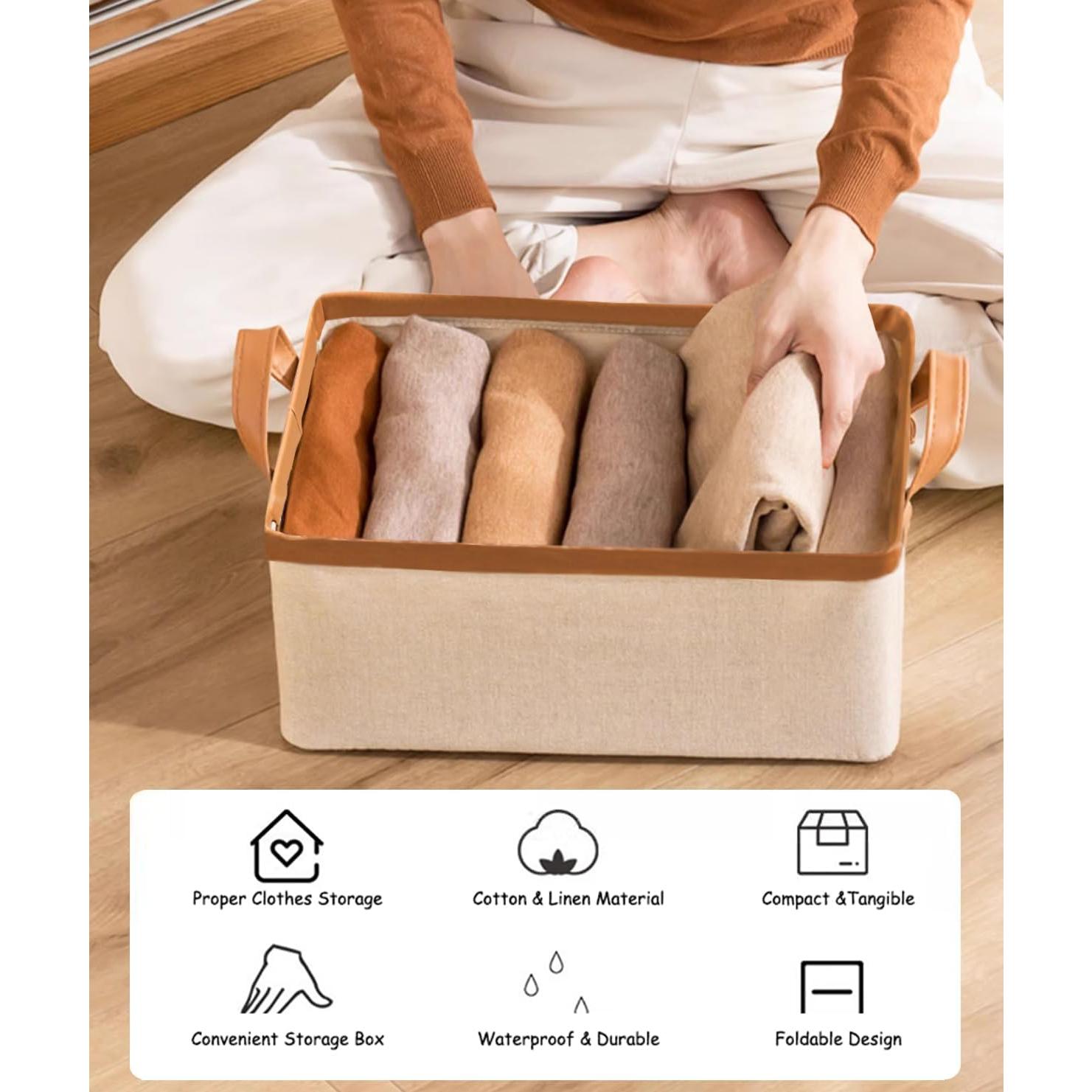 Organizador de Ropa AARAINBOW 4 Pcs con Mango y Marco de Acero