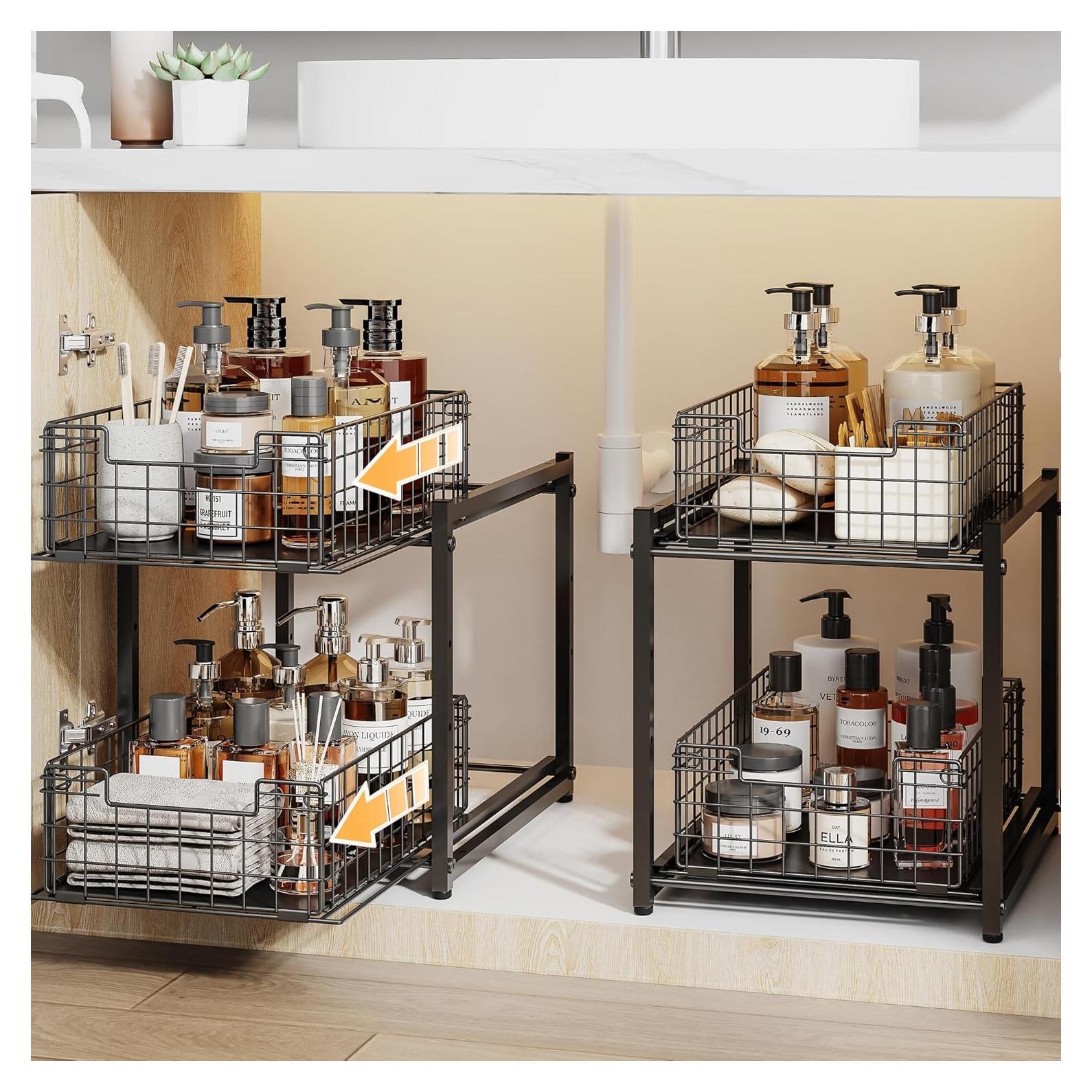 Organizador Bajo Fregadero SILUB 2 Niveles Ajustable 35.1x28x40.1 cm