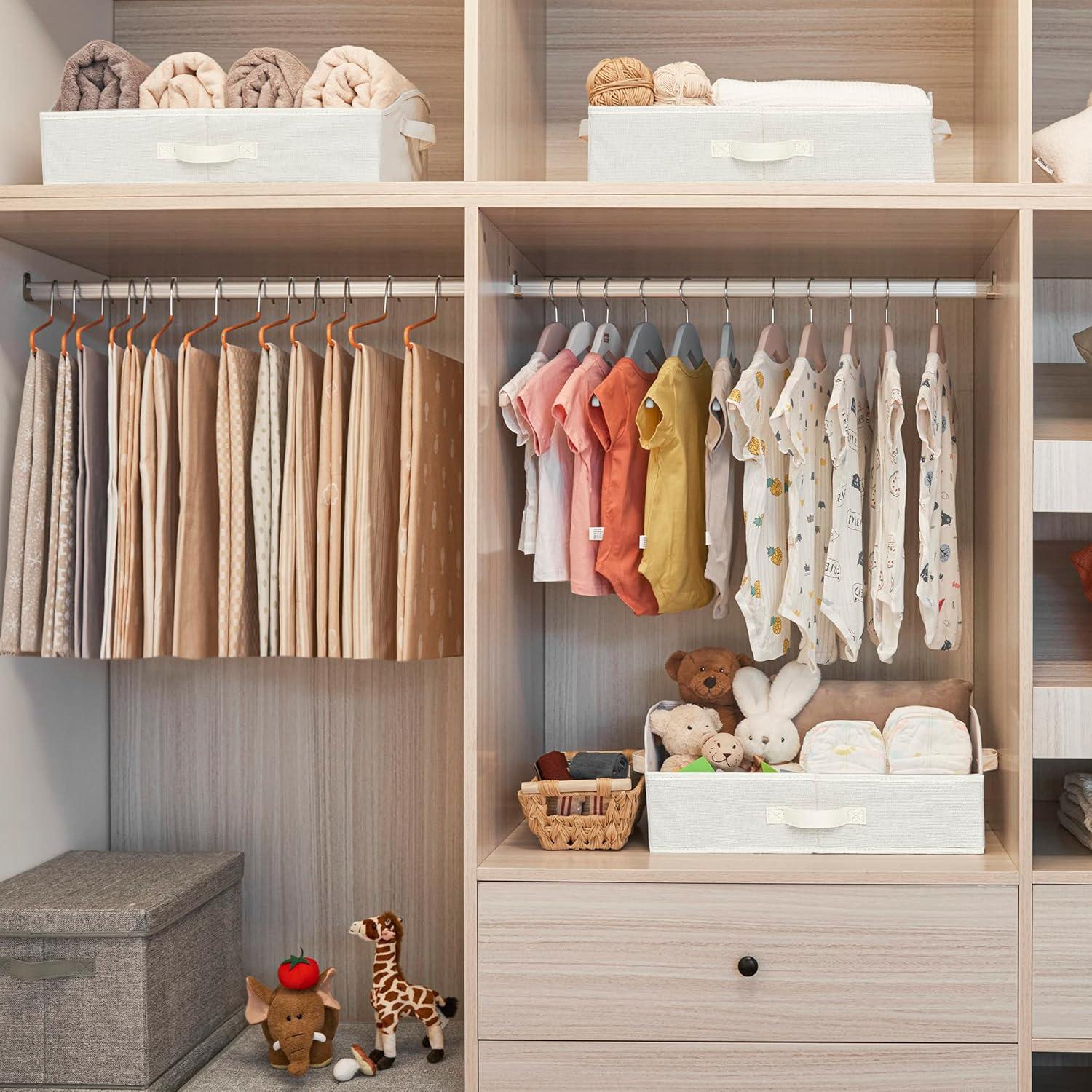 Cestas de Almacenamiento GRANNY SAYS Jumbo 3 Unidades Blanco Perla