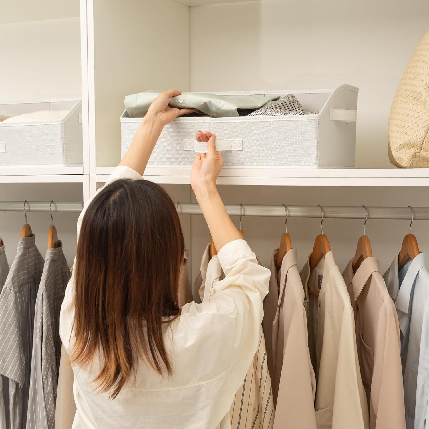 Cestas de Almacenamiento GRANNY SAYS Jumbo 3 Unidades Blanco Perla