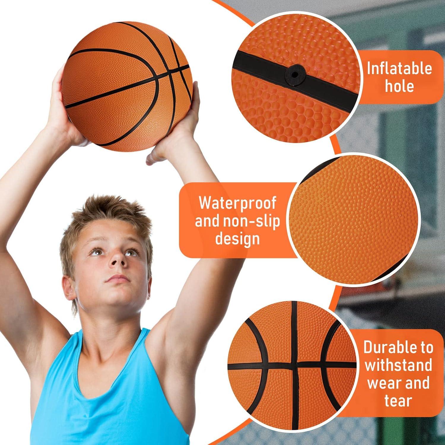 Wettarn Balones de Baloncesto Tamaño 5 Juego de 6 Piezas