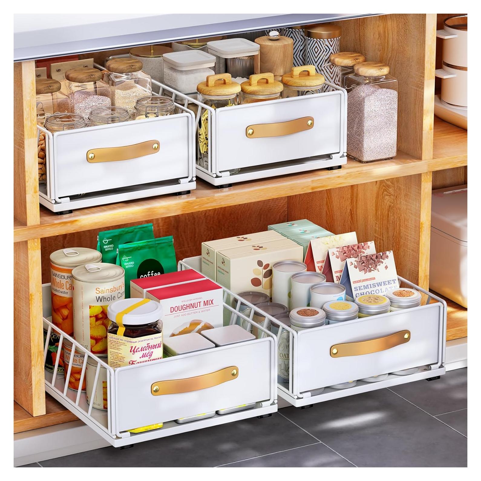 Organizador Extraíble Kitstorack 30x40 cm Blanco para Gabinete