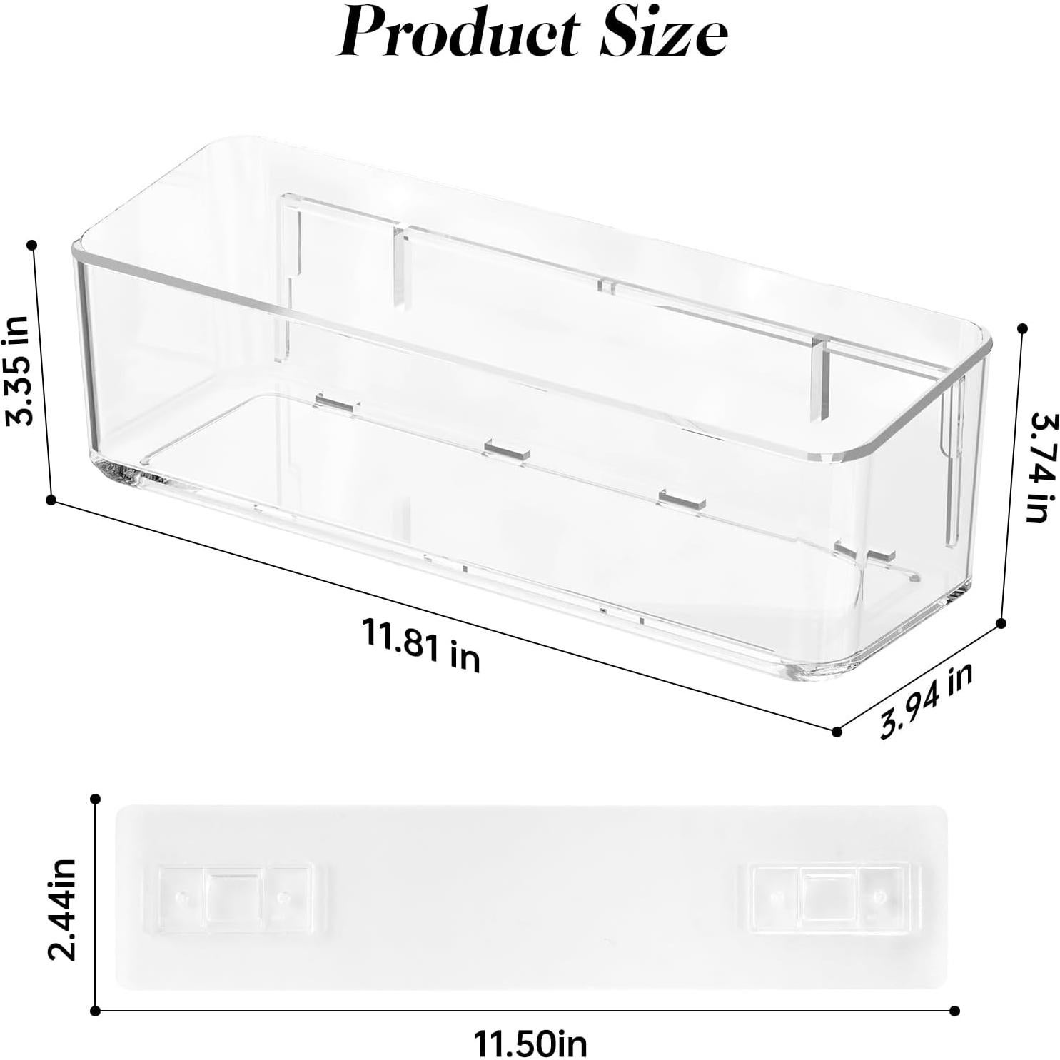 Estante de Ducha PAVSTINE 2 Pcs Autoadhesivo 30x10 cm