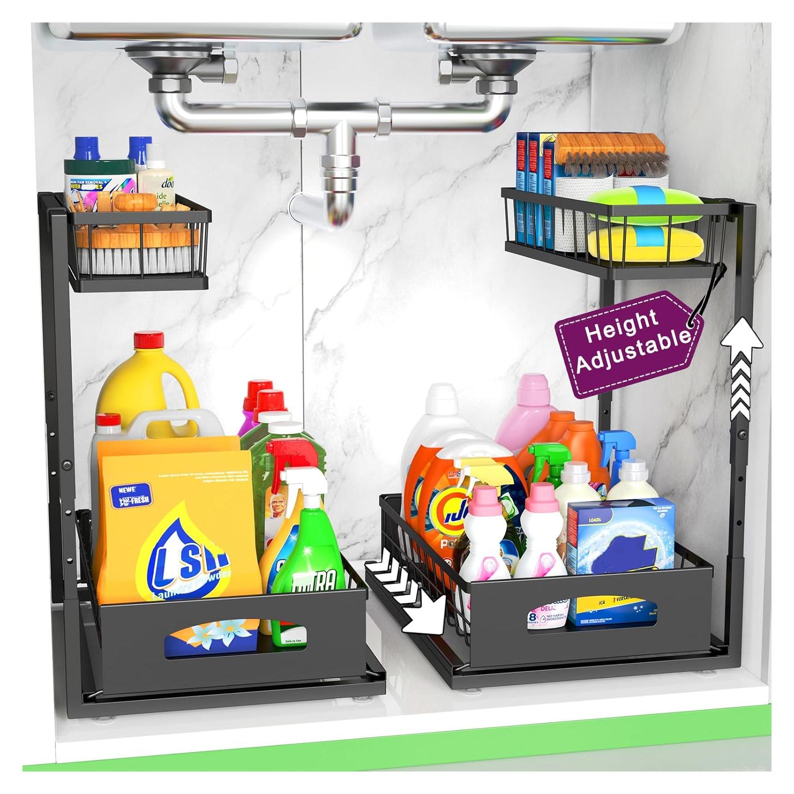 Organizador Bajo Fregadero Fabutier SHDUSO01 Ajustable 2 Paquetes