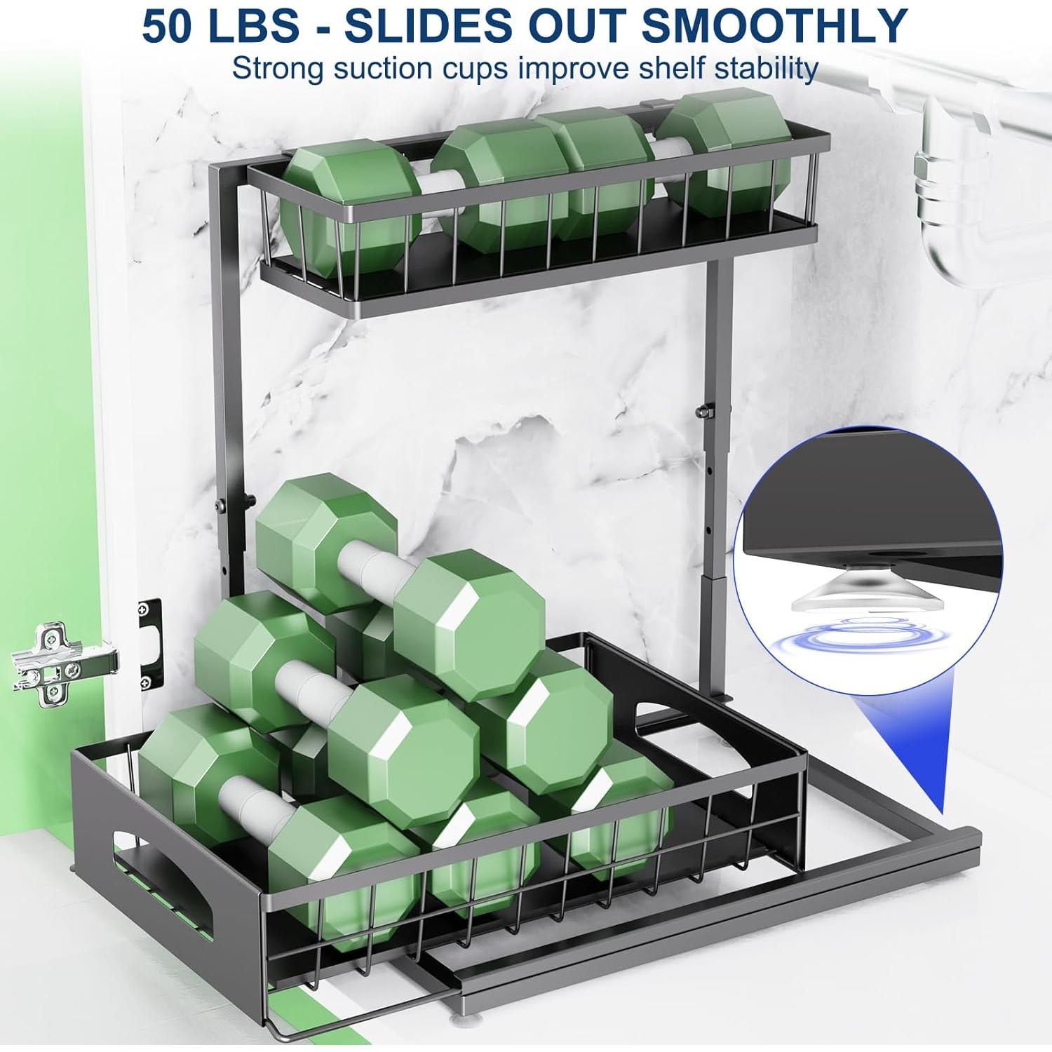 Organizador Bajo Fregadero Fabutier SHDUSO01 Ajustable 2 Paquetes